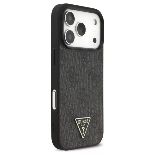 Guess 4G Strap Triangle Logo tok – MagSafe, iPhone 17 Pro készülékhez, fekete