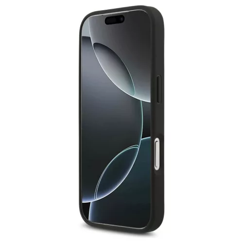 Guess 4G Strap Triangle Logo tok – MagSafe, iPhone 17 Pro készülékhez, fekete