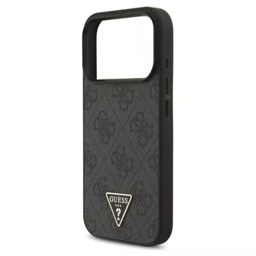 Guess 4G Strap Triangle Logo tok – MagSafe, iPhone 17 Pro készülékhez, fekete