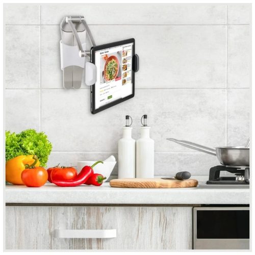 Konyhai tartó 4smarts ErgoFix H7 tabletokhoz és okostelefonokhoz, ezüst