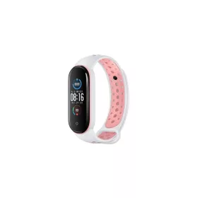  Beline Design Mi Band 7/6/5 szíj Mi Band készülékhez fehér-rózsaszín