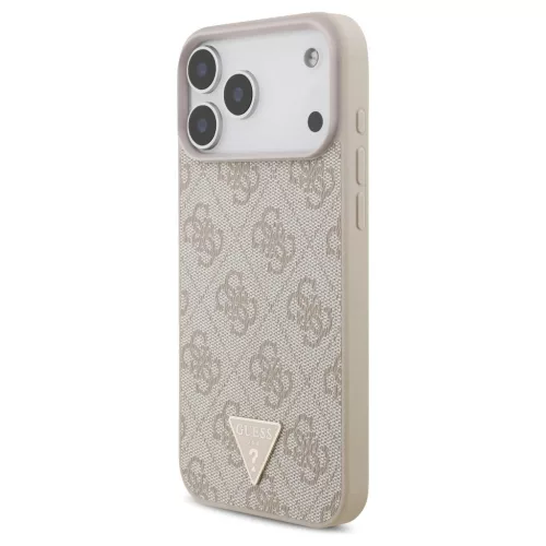 Guess 4G Strap Triangle Logo tok MagSafe az iPhone 17 Pro Max készülékhez rózsaszín
