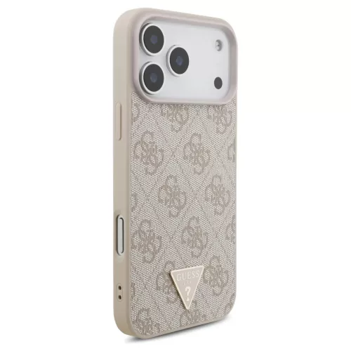 Guess 4G Strap Triangle Logo tok MagSafe az iPhone 17 Pro Max készülékhez rózsaszín