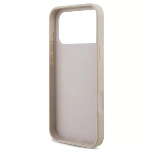 Guess 4G Strap Triangle Logo tok MagSafe az iPhone 17 Pro Max készülékhez rózsaszín