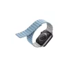 UNIQ Revix Strap Apple Watch Series 1-9/SE/SE2/SE3 készülékhez szíj 38/40/41mm fordítható mágneses fehér-kék