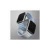 UNIQ Revix Strap Apple Watch Series 1-9/SE/SE2/SE3 készülékhez szíj 38/40/41mm fordítható mágneses fehér-kék