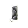 Guess GUHCP16SGF4GBR iPhone 16 6.1" keménytok készülékhez – 4G Charms Collection, barna