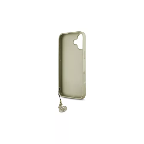 Guess GUHCP16SGF4GBR iPhone 16 6.1" keménytok készülékhez – 4G Charms Collection, barna