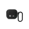 BMW BMA322PVTK AirPods 3 gen készülékhez tok Leather Curved Line fekete