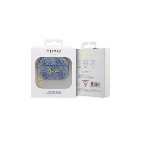 Guess GUAP2G4GSMB AirPods Pro 2 (2022/2023) készülékhez tok 4G Charm Collection kék