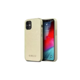   Guess GUHCP12SIGLGO iPhone 12 mini készülékhez 5,4" kemény tok arany Iridescent
