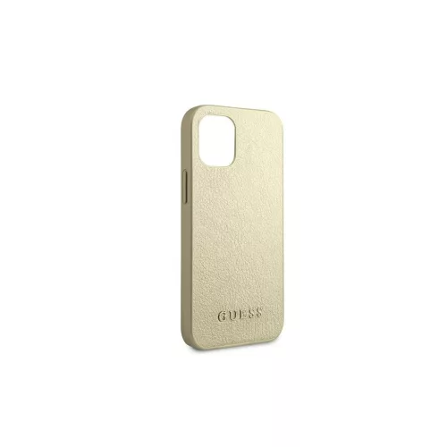 Guess GUHCP12SIGLGO iPhone 12 mini készülékhez 5,4" kemény tok arany Iridescent