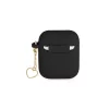 Guess GUA2LSCHSK AirPods tok készülékhez Silicone Charm Heart Collection fekete