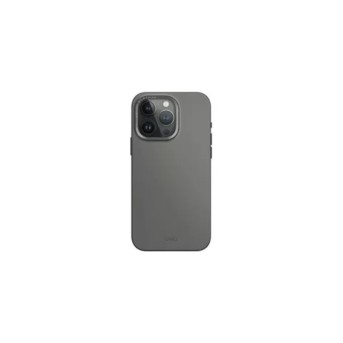 UNIQ Lyden DS Magclick töltőtok iPhone 15 Pro 6.1 készülékhez szürke-fekete