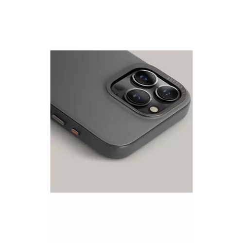 UNIQ Lyden DS Magclick töltőtok iPhone 15 Pro 6.1 készülékhez szürke-fekete