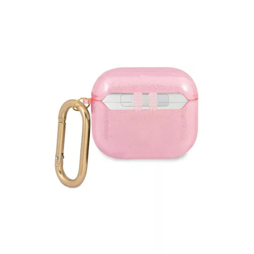 Guess GUA3UCG4GP AirPods 3 készülékhez tok Glitter Collection rózsaszín