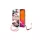 Guess GUHCP13XKCABPI iPhone 13 Pro Max 6,7" készülékhez keménytok Camo Strap Collection rózsaszín