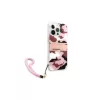Guess GUHCP13XKCABPI iPhone 13 Pro Max 6,7" készülékhez keménytok Camo Strap Collection rózsaszín