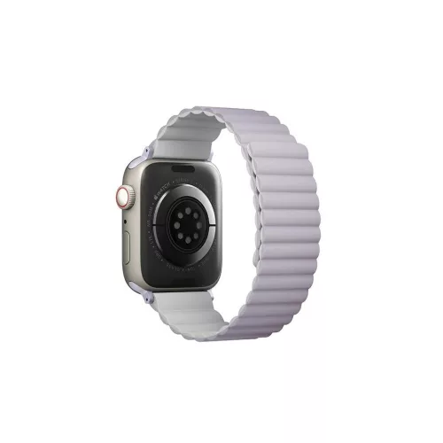 UNIQ Revix Strap Apple Watch Series1-8/SE/SE2/SE3/Ultra1/2/3 készülékhez 42/44/45/49mm fordítható mágneses lila