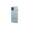 Guess GUHCP13SPS4MB iPhone 13 mini 5,4" készülékhez kemény tok Saffiano 4G Small Metal Logo kék