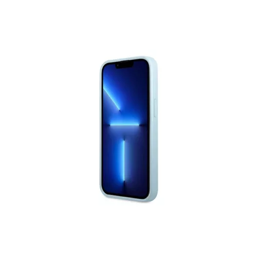 Guess GUHCP13SPS4MB iPhone 13 mini 5,4" készülékhez kemény tok Saffiano 4G Small Metal Logo kék