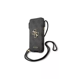   Guess telefon táska GUHCP12L4GPSGR 6,7 4G Metal Logo szürke