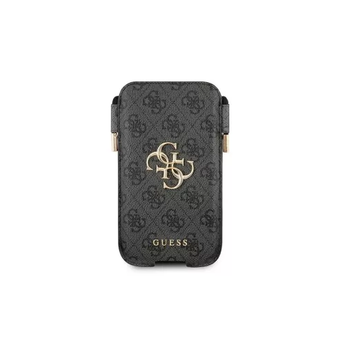 Guess telefon táska GUHCP12L4GPSGR 6,7 4G Metal Logo szürke