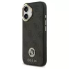 Guess 4G Strass Logo & Big Strap Metal Buttons MagSafe tok iPhone 17 készülékhez fekete