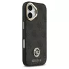 Guess 4G Strass Logo & Big Strap Metal Buttons MagSafe tok iPhone 17 készülékhez fekete