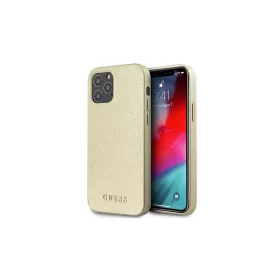   Guess GUHCP12LIGLGO iPhone 12 Pro Max 6,7" készülékhez keménytok arany Iridescent
