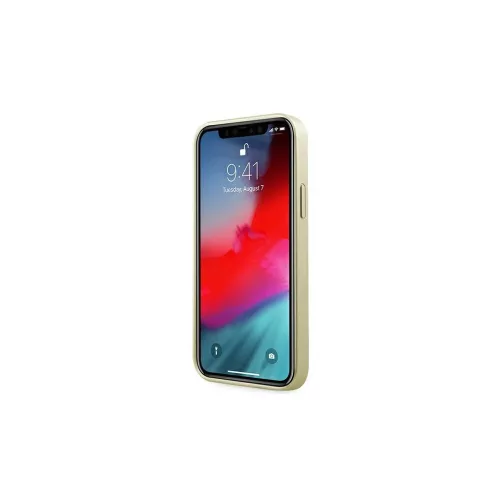 Guess GUHCP12LIGLGO iPhone 12 Pro Max 6,7" készülékhez keménytok arany Iridescent