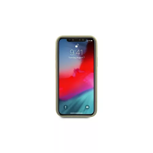 Guess GUHCP12LIGLGO iPhone 12 Pro Max 6,7" készülékhez keménytok arany Iridescent