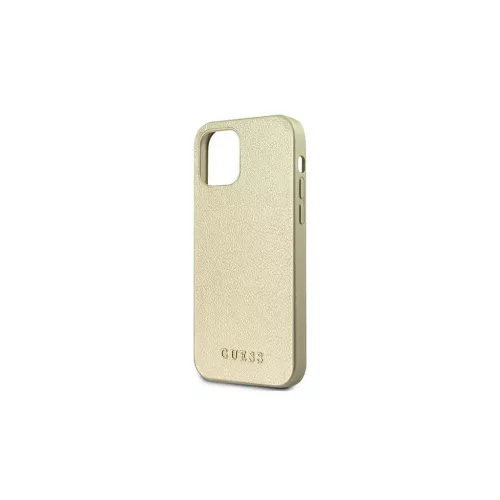 Guess GUHCP12LIGLGO iPhone 12 Pro Max 6,7" készülékhez keménytok arany Iridescent
