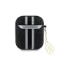 Guess GUA2P4RPSK AirPods 1/2 tok AirPods 1/2 készülékhez 4G Printed Stripes Charm fekete