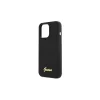 Guess GUHCP13XLSLMGBK iPhone 13 Pro Max 6.7" készülékhez kemény tok Silicone Script Gold Logo fekete
