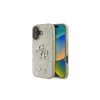 Guess GUHCP16SHG4SGD iPhone 16 6,1" készülékhez keménytok Fixed Glitter Big 4G arany