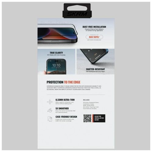Skinarma True Clear edzett üvegfólia iPhone Air készülékhez átlátszó