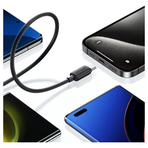 USAMS KY Series US-SJ696 60W USB-C to USB-C 2m kábel fehér