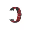 Beline Mi Band 10/9/8 készülékhez nylon szíj fekete-piros