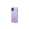 Guess GUHCP13SPS4MU iPhone 13 mini készülékhez kemény tok Saffiano 4G Small Metal Logo lila