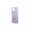 Guess GUHCP13SPS4MU iPhone 13 mini készülékhez kemény tok Saffiano 4G Small Metal Logo lila