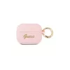 Guess GUAPSSSI AirPods Pro készülékhez tok rózsaszín Silicone Vintage Script