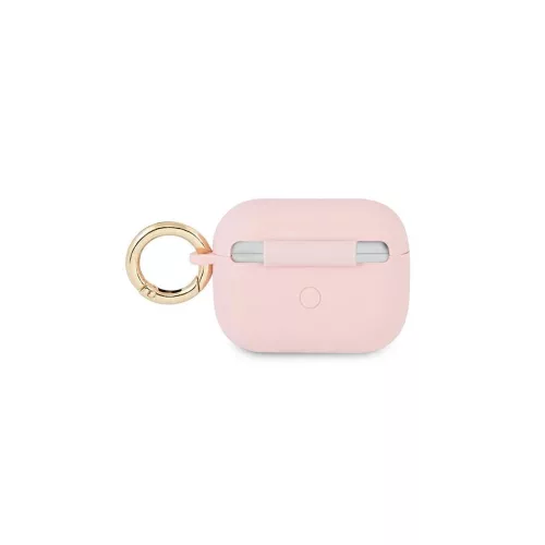 Guess GUAPSSSI AirPods Pro készülékhez tok rózsaszín Silicone Vintage Script