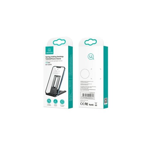 USAMS asztali tartó telefon/tablet készülékhez ZJ070ZJ01 (US-ZJ070) fekete
