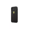 Ferrari FESNECHCP12SBK iPhone12 mini készülékhez 5,4" kemény tok On Track PU Carbon fekete