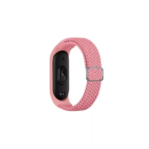 Beline Mi Band 10/9/8 készülékhez nylon szíj rózsaszín