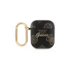 Guess GUA2PG4GPK AirPods 1/2 készülékhez tok fekete 4G Hook