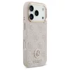 Guess 4G Strass Logo & Big Strap tok – Metal Buttons MagSafe, iPhone 17 Pro készülékhez – rózsaszín