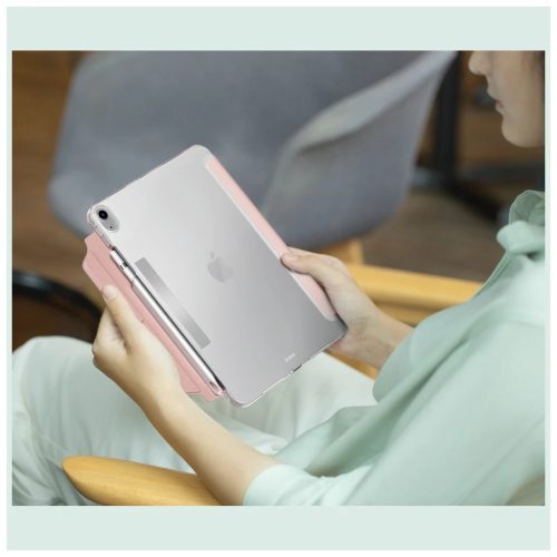 Tok UNIQ Camden Click iPad 11" A16 (2025) készülékhez / iPad 10.9" 10 gen. (2022) készülékhez szürke