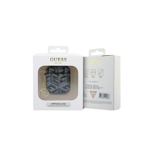 Guess GUA2PGCE4CK AirPods 1/2 készülékhez tok fekete GCube Charm